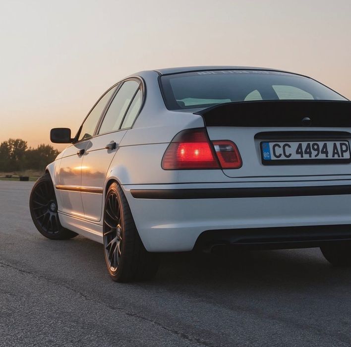 CSL Спойлер Багажник BMW БМВ E46 - Седан Купе- Черен Гланц - НА СКЛАД!