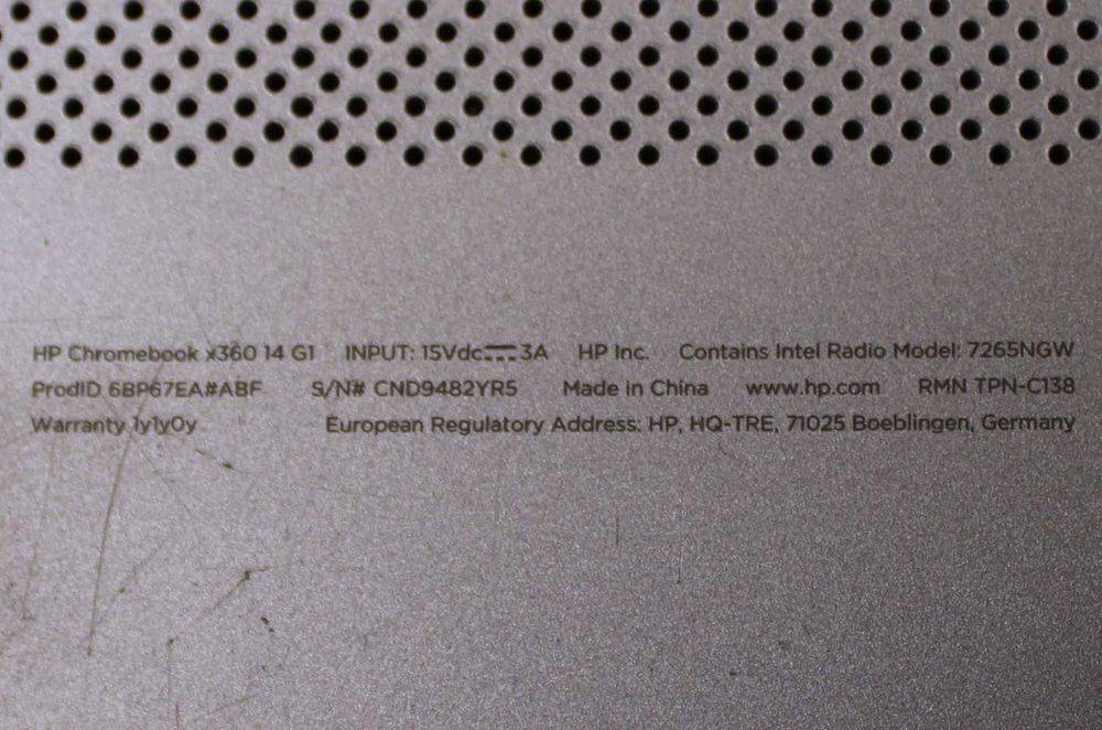 Лаптоп HP Chromebook x360 14 G1