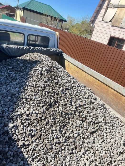 Дресва, отсев, щебень, песок, балласт