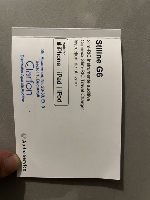 Aparat auditiv profesional AudioService - STILINE G6 slim - an 2021