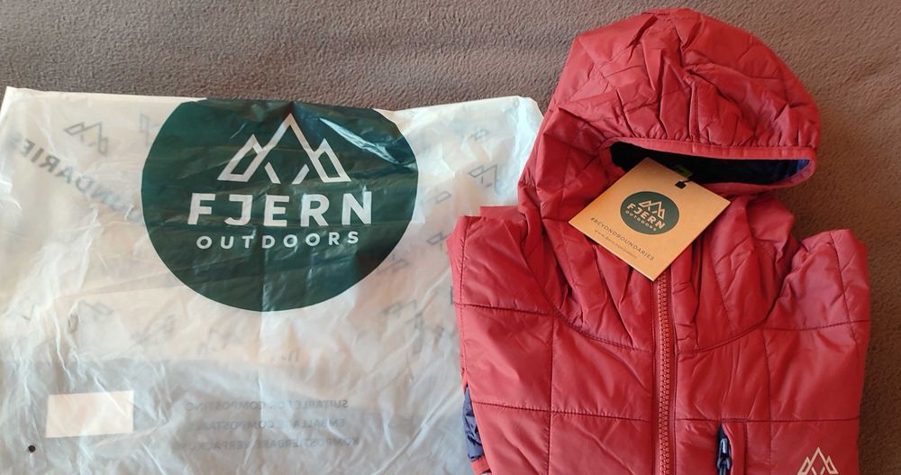 Чисто Ново Преходно яке FJERN Skydda Insulated Jacket (Rust/Navy)