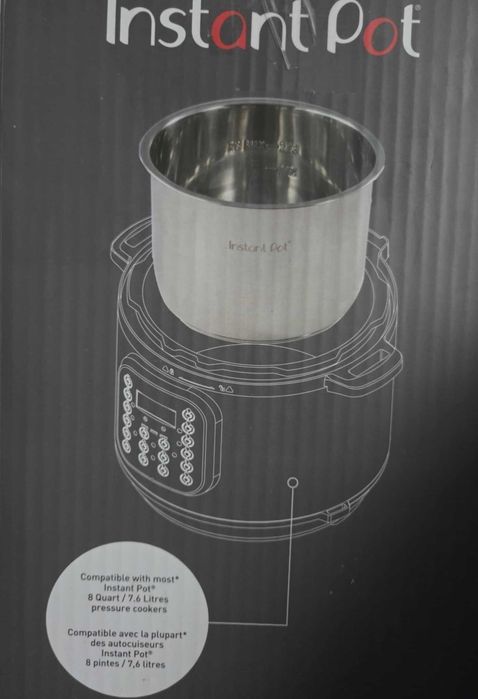 [Ново] Вътрешен съд за Instant Pot от неръждаема стомана