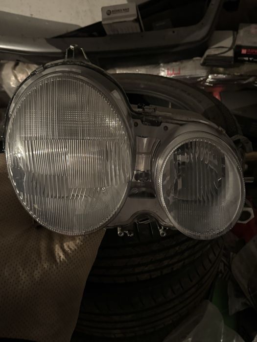 Мерс 210 фары лупарик