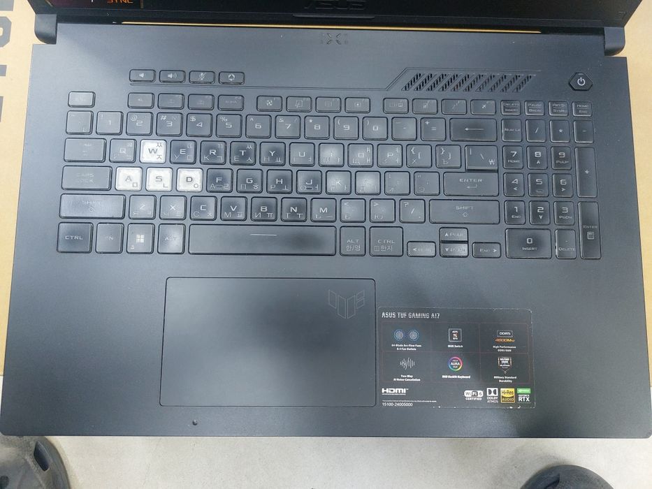 Asus tuf a 17   большой 17 дюйм игровой