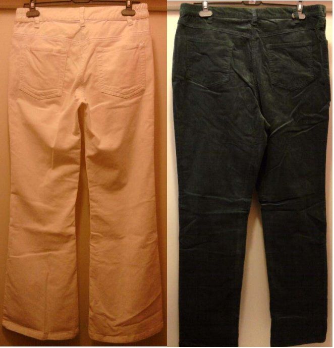 Pantaloni raiati bumbac noi dama nr. 38-40 Anglia, grosi sau subtiri