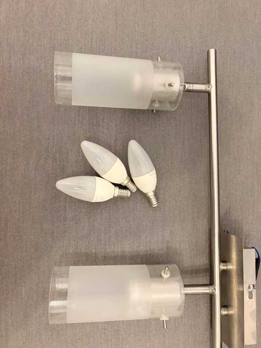 Plafoniera Nowdworski cu 3 lumini + set 3 becuri led E14