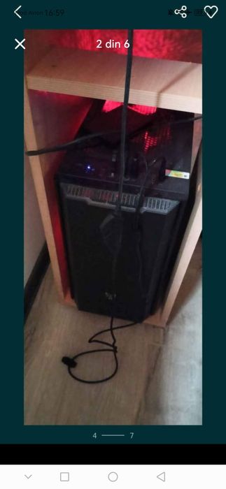PC AMD Ryzen 5 3846 MHz, 32gb ram, placa video 4gb