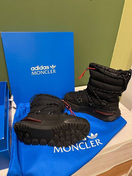 Moncler + Adidas, Зимние ботинки ( дутики ). Оригинал.