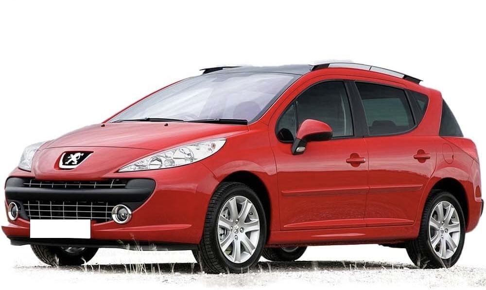 Bare transversale portbagaj Peugeot 206