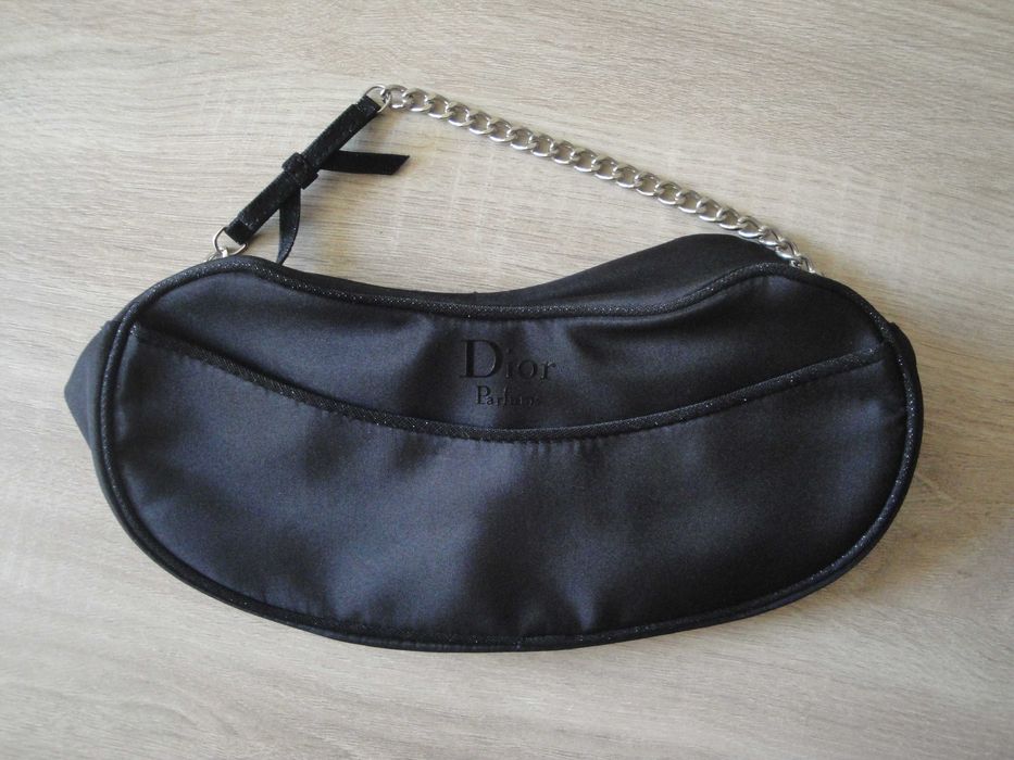 Нова вечерна / официална черна дамска чантичка Dior, Диор, чанта, клъч