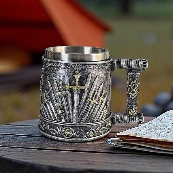 Нова Чаша с Кон/Дракон/Пират-Халба с Дръжка 460мл