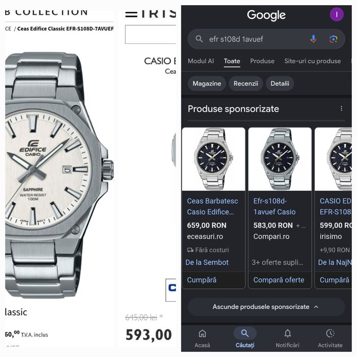 Casio Edifice Safir