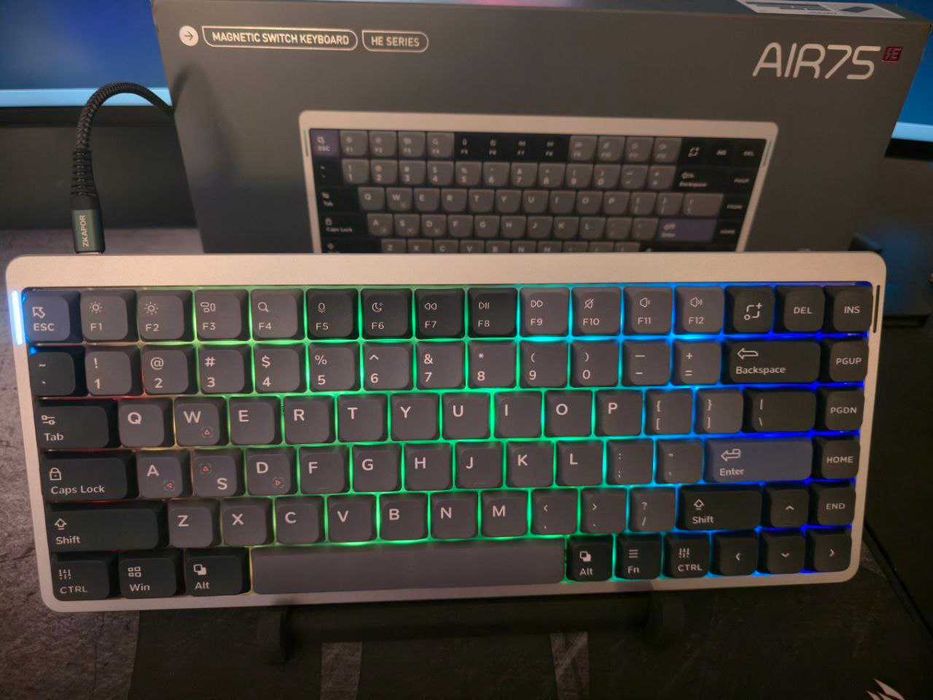 Tastatura NuPhy Air75 HE Gaming Magnetic Switch Wired 8K Polling Rate