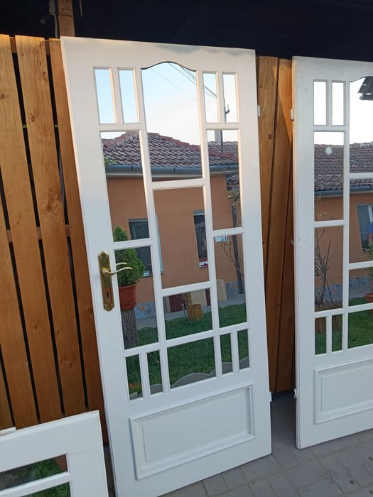 3 usi interior din lemn 100x 200 si 87x200