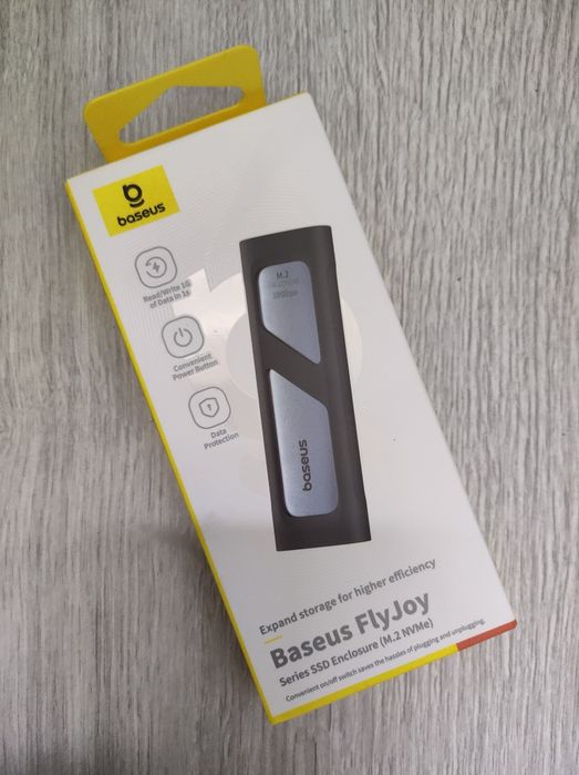 Внешний бокс для SSD Baseus Enclosure (M.2 NVMe). Новый