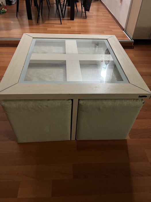 Masuta cafea  FIRMA ISTIKBAL  cu 4 Taburete