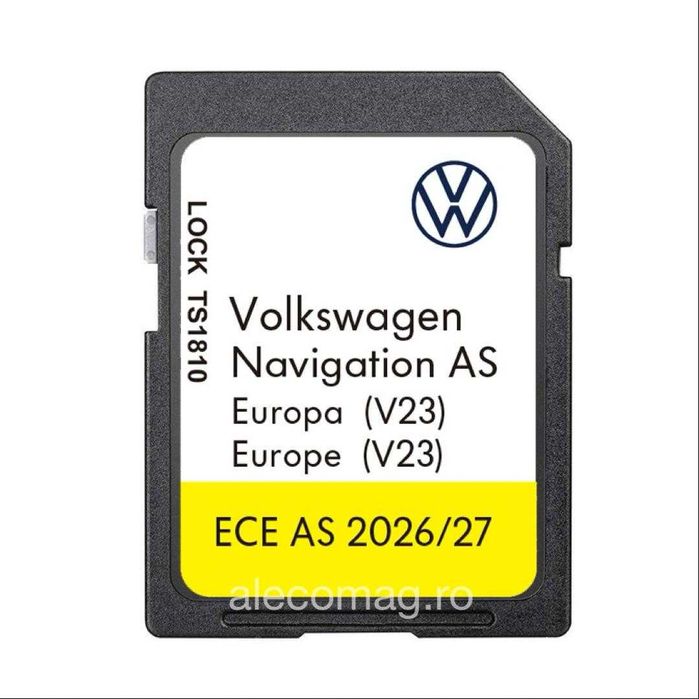SD Card Volkswagen Original Discover MIB2 32GB harta 2026/27 V23  Passat