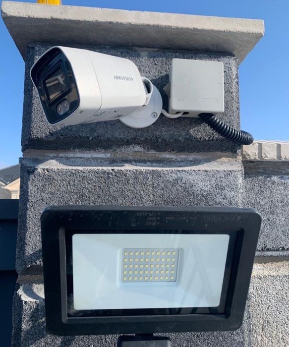 Установка камер видеонаблюдения