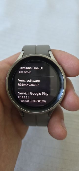 Samsung Galaxy Watch 5 Pro 45mm Titanium Gray – Pachet complet, stare impecabilă