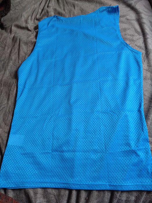 Горнище мрежа L син цвят