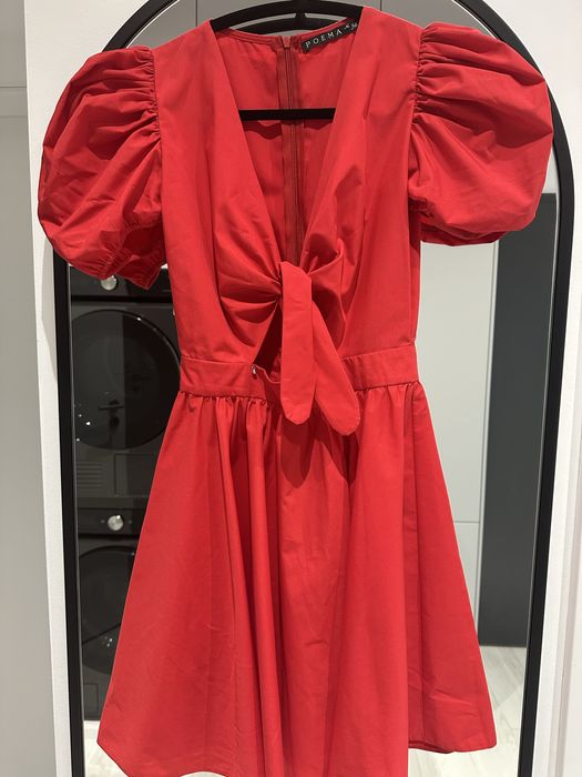 Rochie rosie Poema 34
