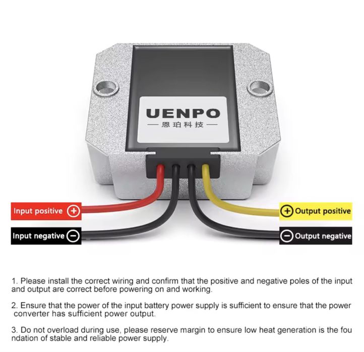 Convertor de tensiune in: 15-90V out:12V 12A DC pentru diy leduri