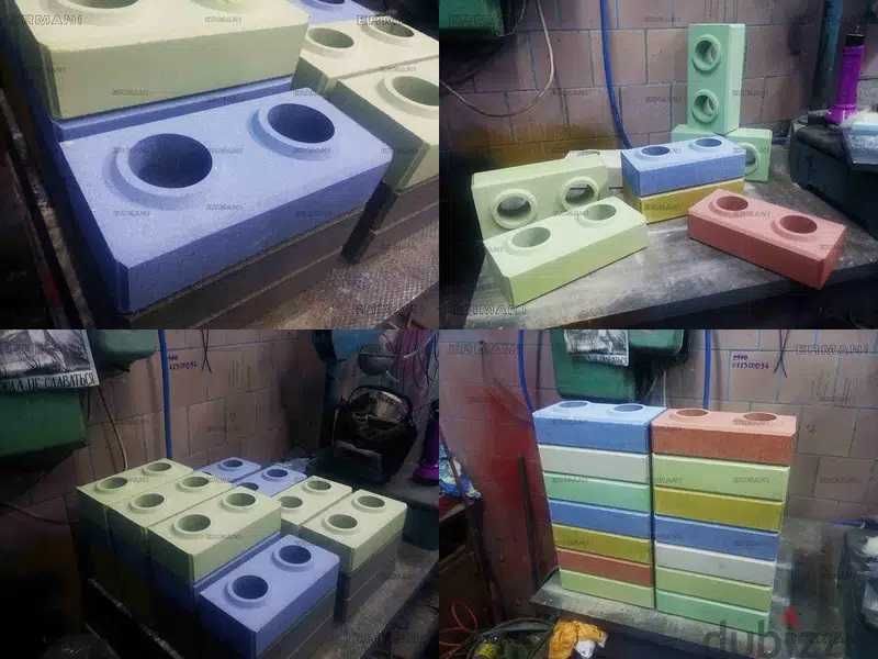 Presa pentru producerea caramida LEGO. ERMANI hiper-80AT