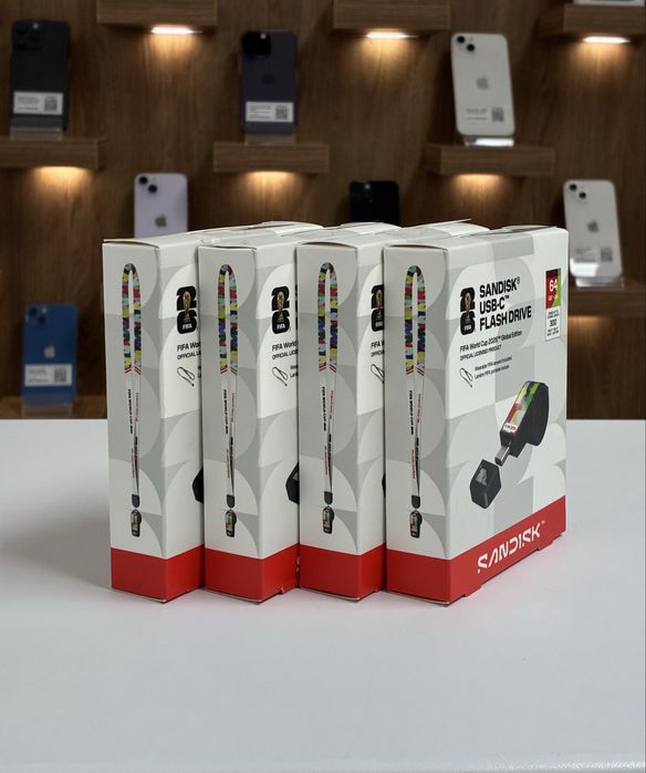 SanDisk 64GB, USB 3.2 Gen 1, Tip C, Editie FIFA WorldCup 2026, 300MB/s