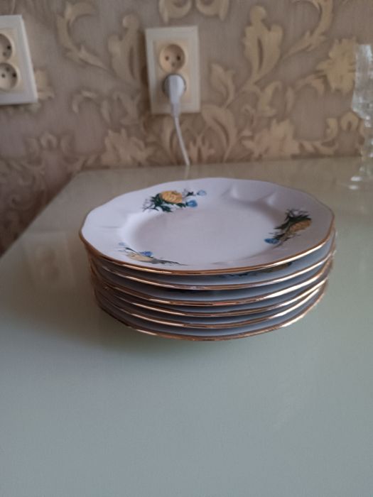 Блюда фарфор, стекло советское