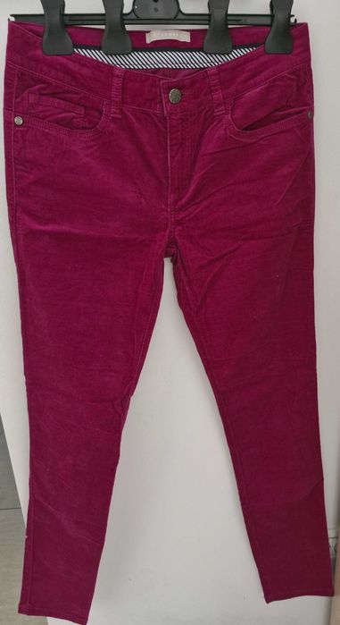 Pantaloni Stefanel dama raiat fin