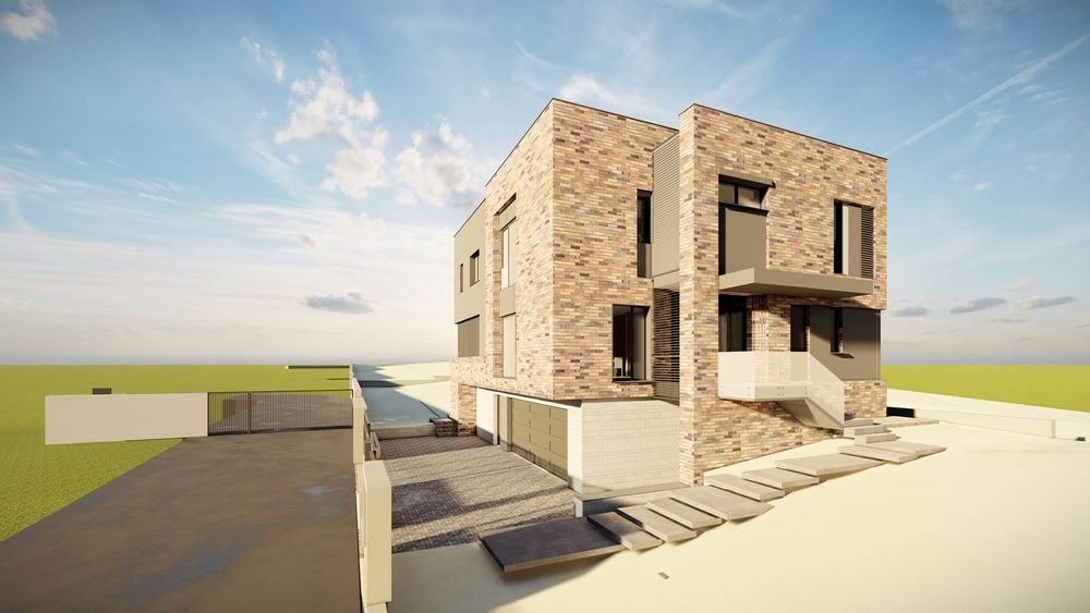 Teren de vanzare cu autorizatie de constructie 843 mp, cartier Europa