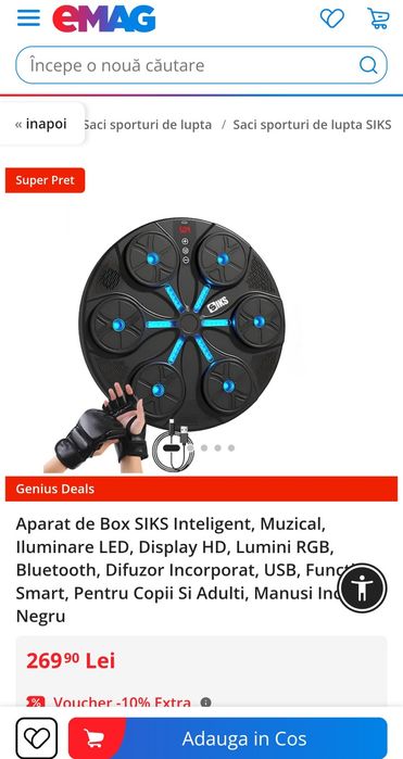 Aparat de box inteligent     intelligent  boxing machine NOU NOUT