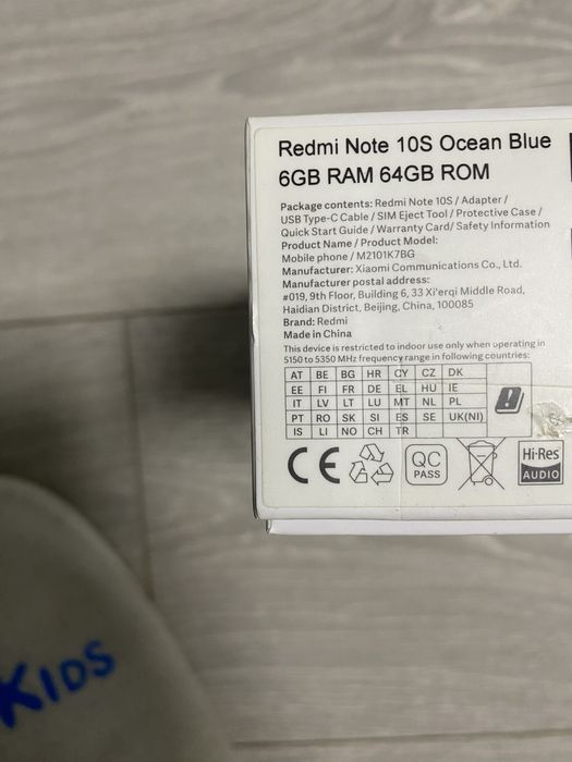 Redmi Note 10S Ocean Blue