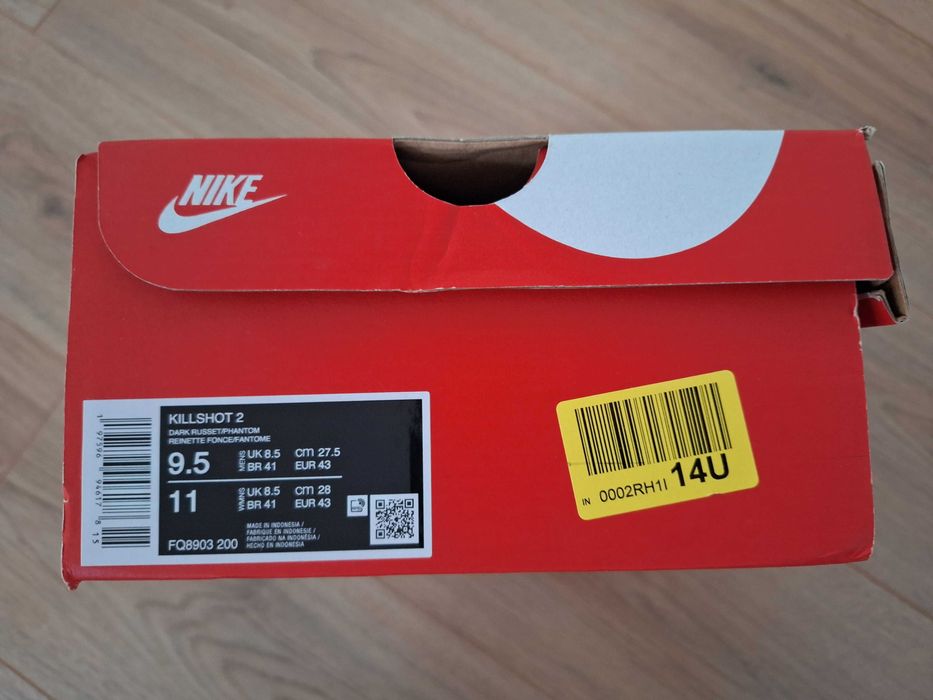 Pantofi sport Nike KILLSHOT 2 DARK RUSSET, FQ8903-200, marimea 43