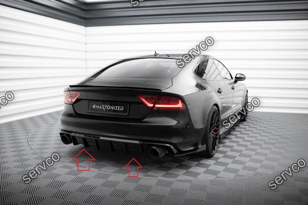 Difuzor bara spate Audi A7 S-Line C7 10-14 v12 - Maxton Design
