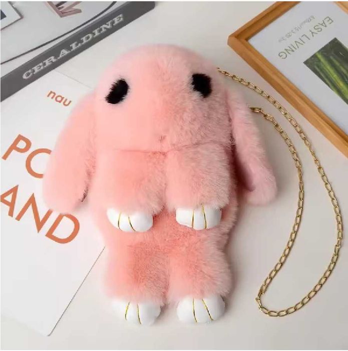 Заек раница / чанта . Детска раничка плюшено зайче .