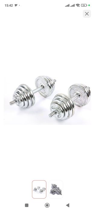 Гантель 25 кг 2 шт