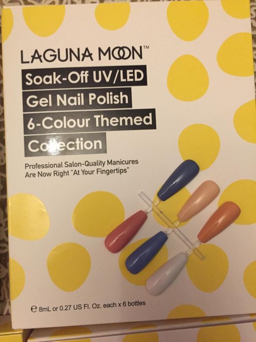 Комплект за маникюр 6 броя гел лакове -8 мл ( 5  различни комбинации )