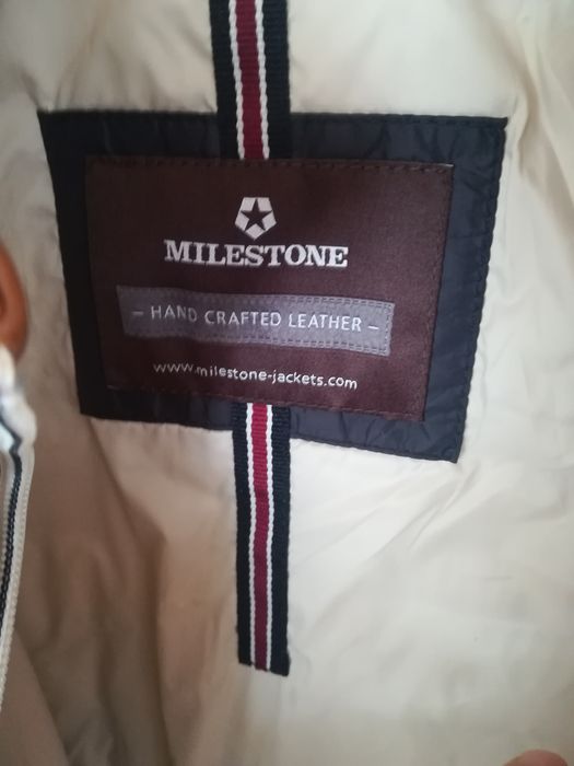 Geaca piele bărbați Milestone mărimea 48