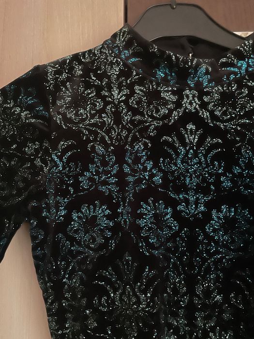 Rochie eleganta neagra cu maneca lunga marime s