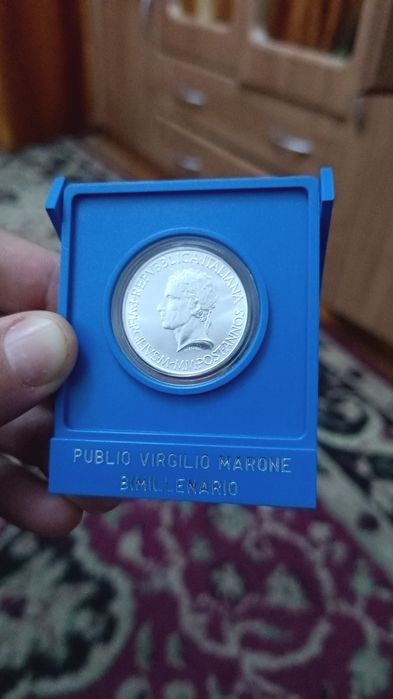 500 lire  Publio Virgilio Marone Bimilenario