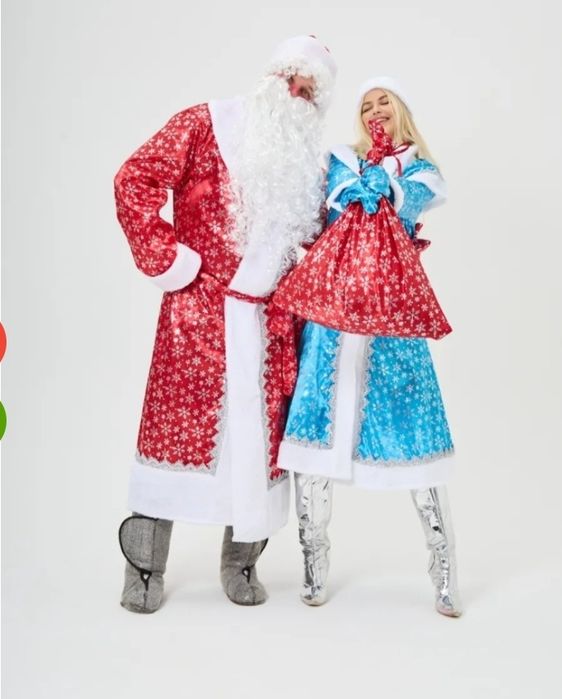 Прокат костюм деда Мороза и Снегурочки