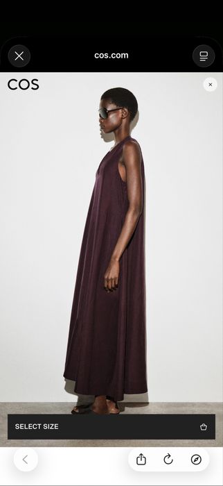 Платье COS летнее а-силуэт