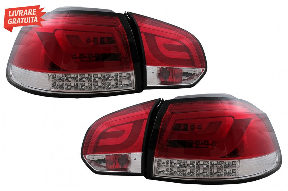 Stopuri LED VW Golf 6 VI Hatchback (2008-2013) Rosu Clar