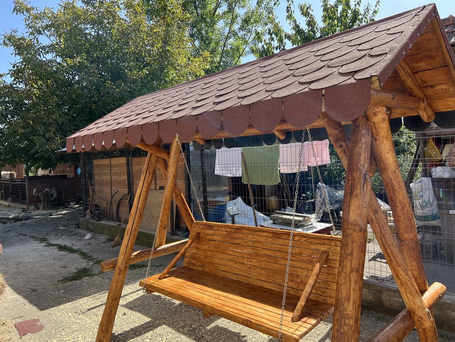 Mobilier Rustic / Balansoare / masa cu bănci / Scaun ornamental