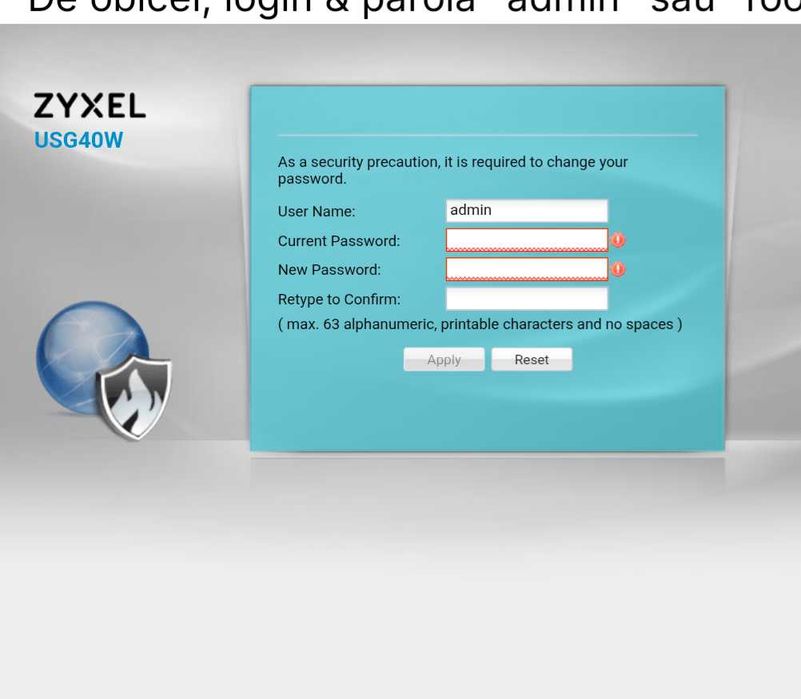 Zyxel USG40W  ZyWALL Gigabit  Router Firewall