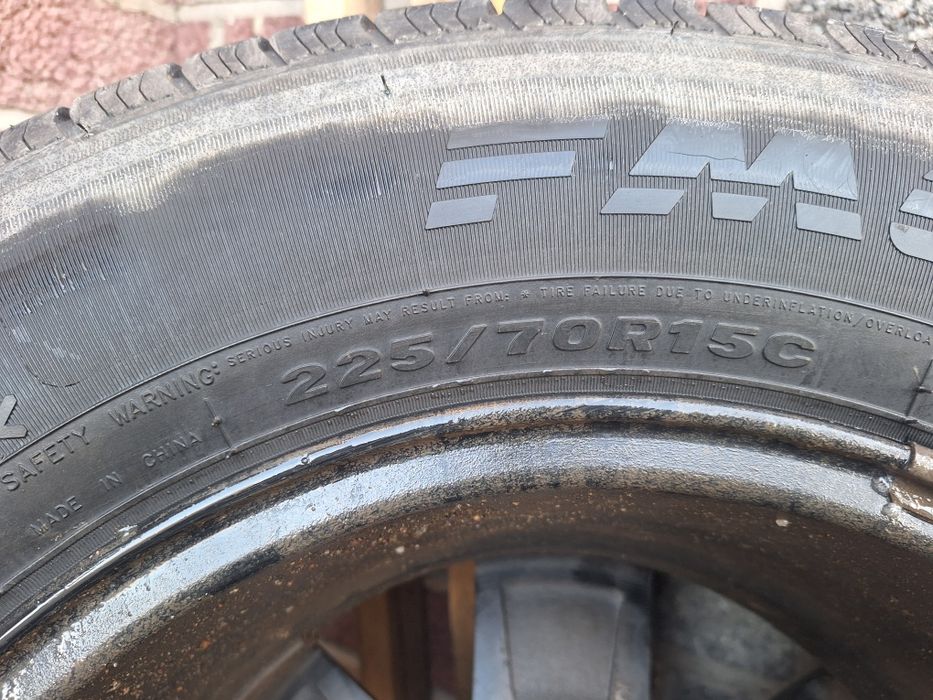 Диски с резиной на мерседес спринтер