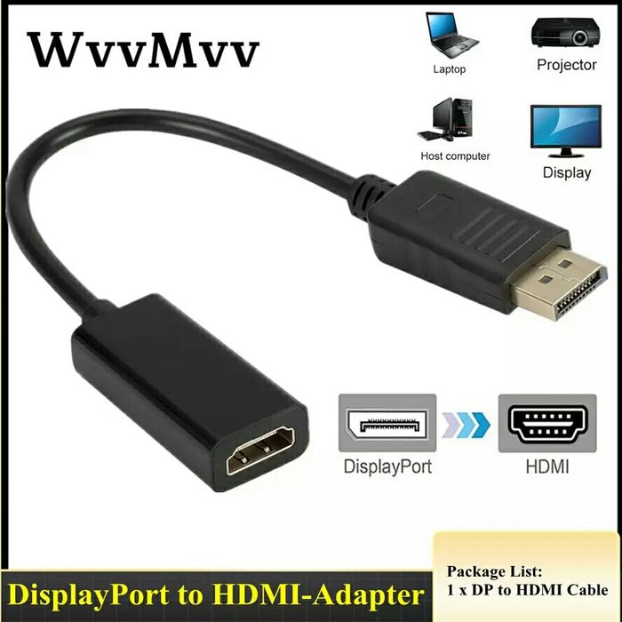 DP to HDMI адаптер mini DP PS4