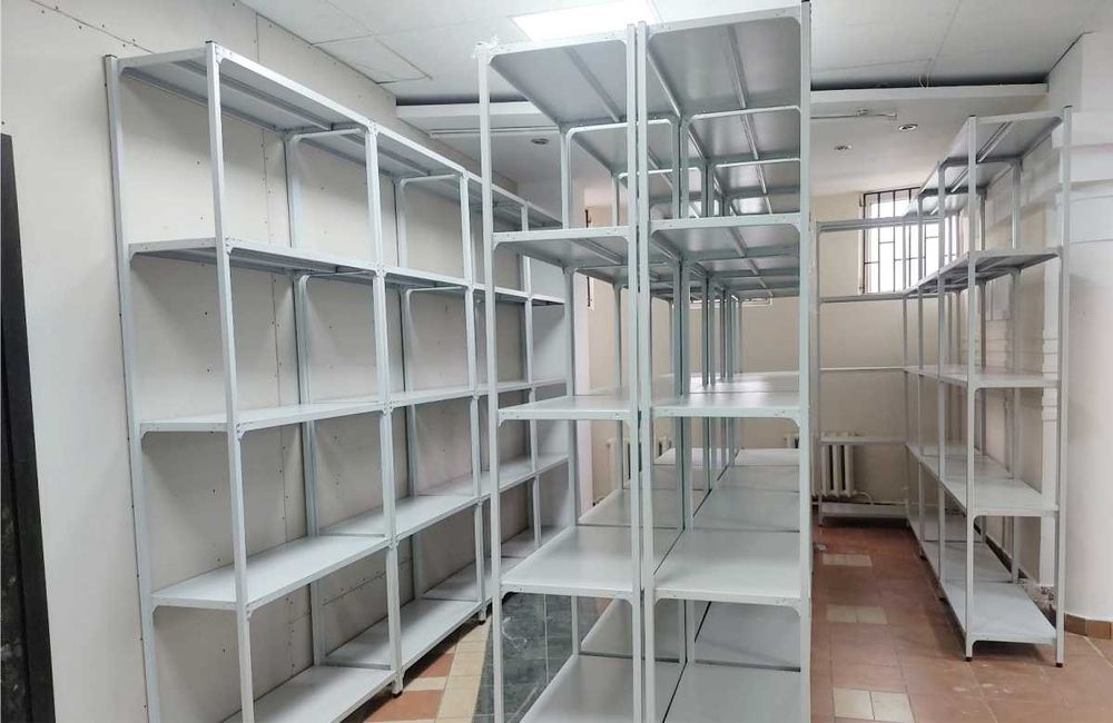 Polkaly stellaj, arxiv tokchasi Акция, метал архивный стеллаж