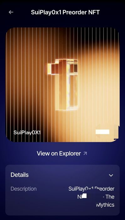 Suiplay0x1 consola gaming crypto web3 + nft